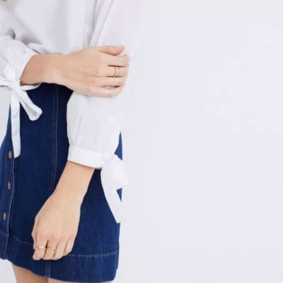 Madewell Oversized White Pop Over - Picture 8 of 8